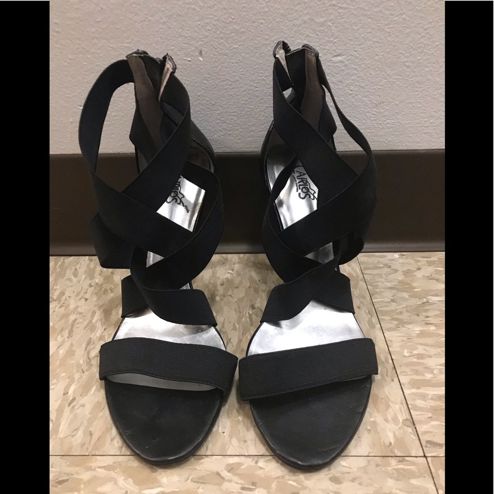 Carlos Santana elastic heels